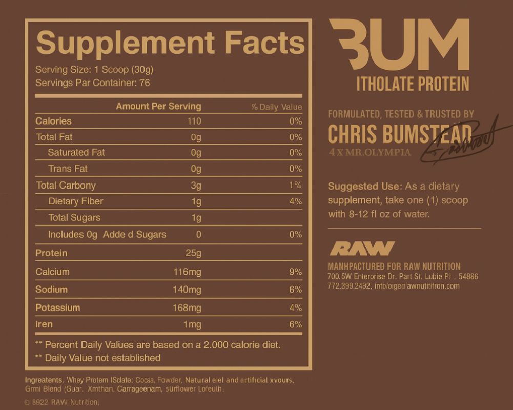 Itholate Protein CBUM 5lbs Cinnamon Crunch Cereal