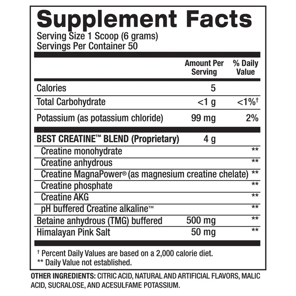 2 Best creatine 50servs