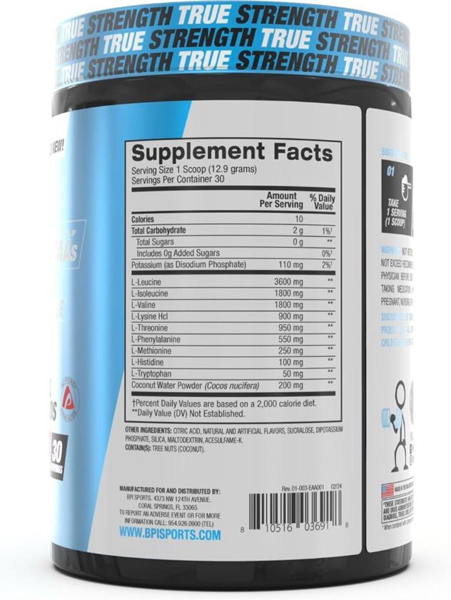 BPI Sports - Best EAA Essential Amino Acids - 30 Servs