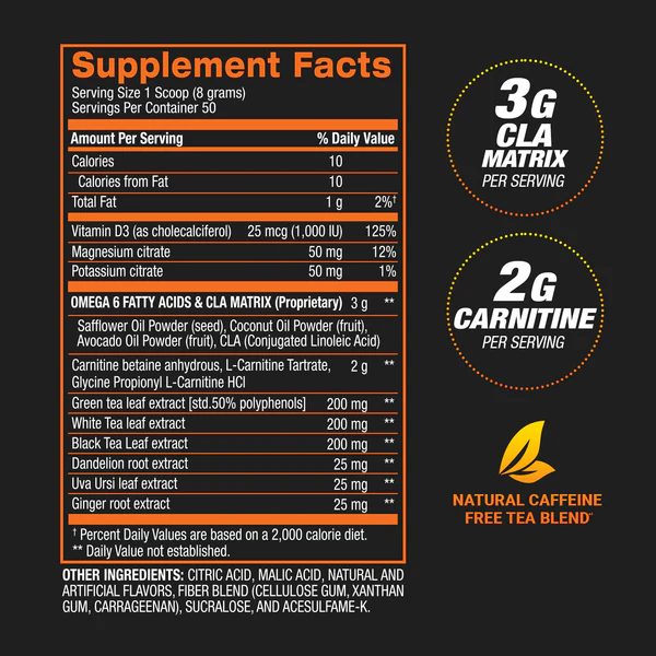BPI CLA+Carnitine Shredded Tropical Mango