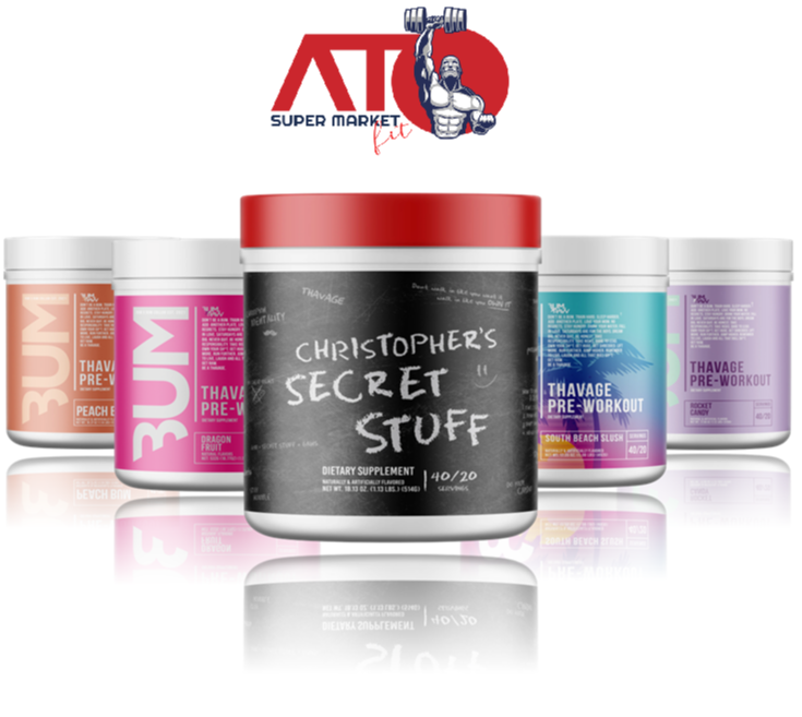 Cbum Secret Stuff THAVAGE Pre Workout 40 servs