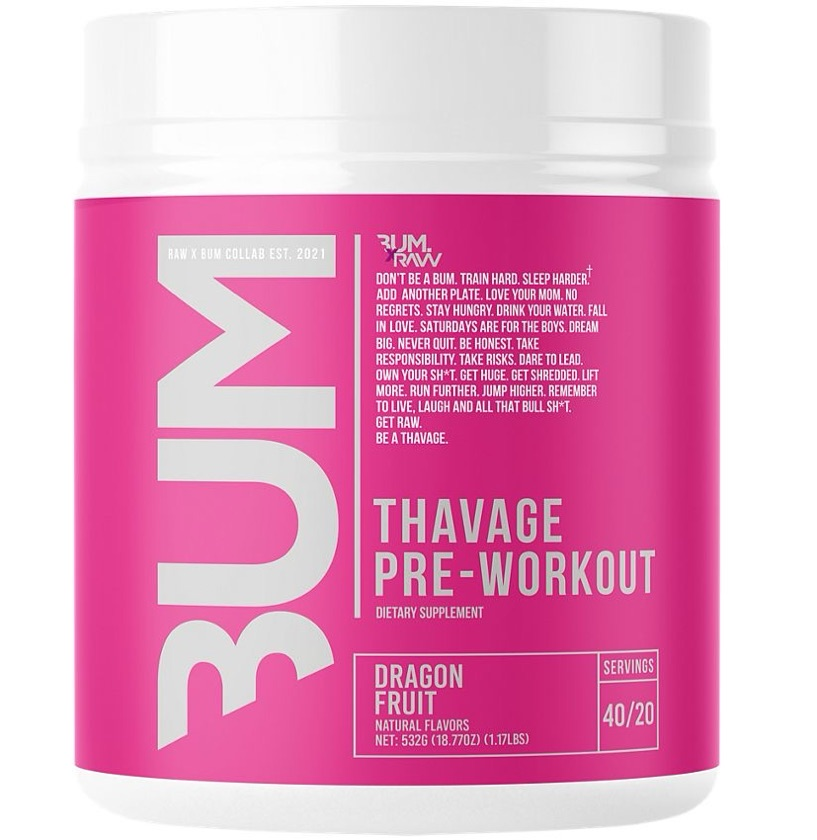 CBUM THAVAGE PRE WO 40servs Dragon Fruit