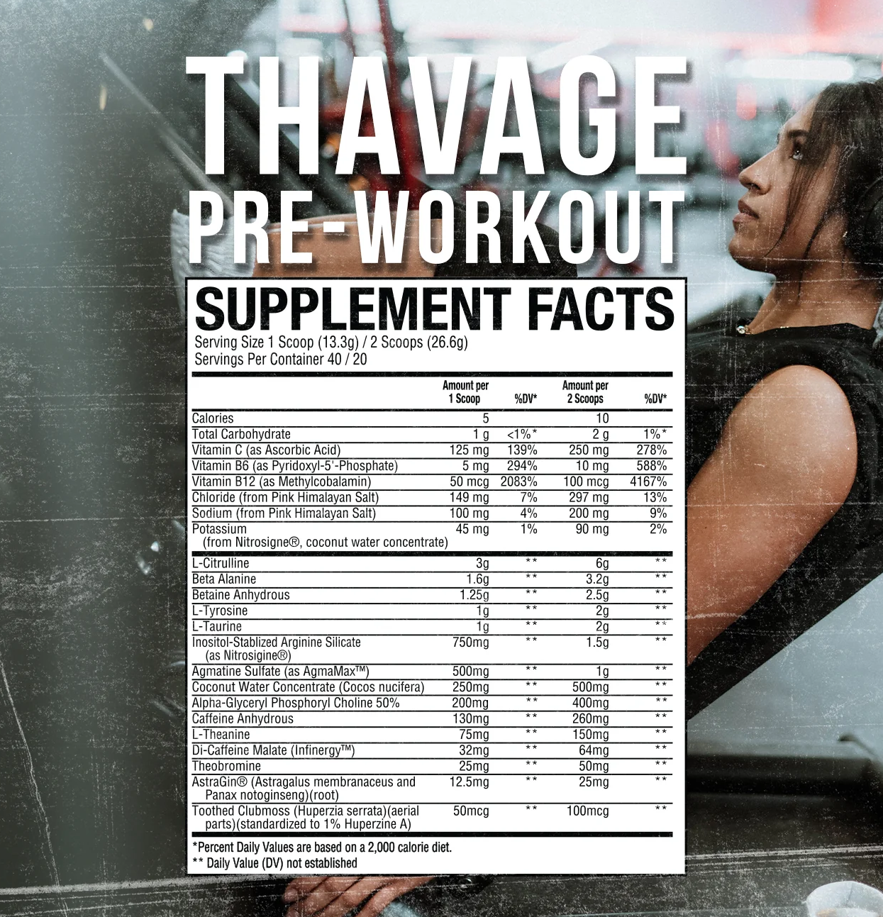 CBUM THAVAGE PRE WO 40servs Dragon Fruit
