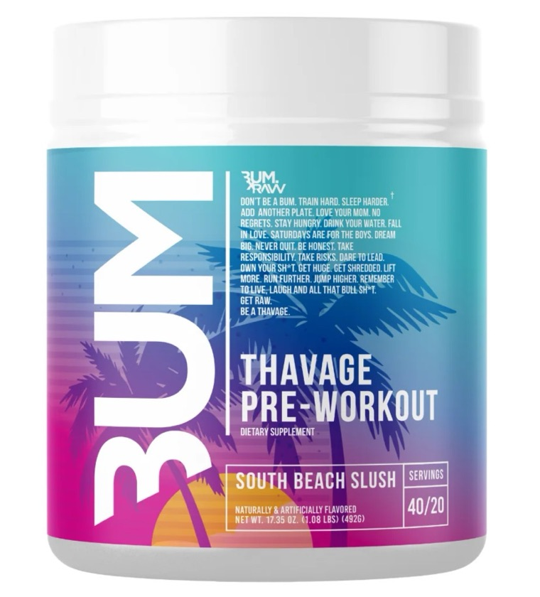 CBUM THAVAGE PRE WO SOUT BEACH SLUSH 40sevs