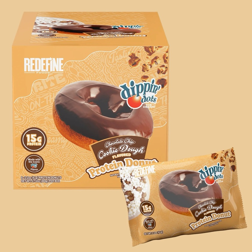 DONUTS DIPPIN DOTS (8 UNIDADES)