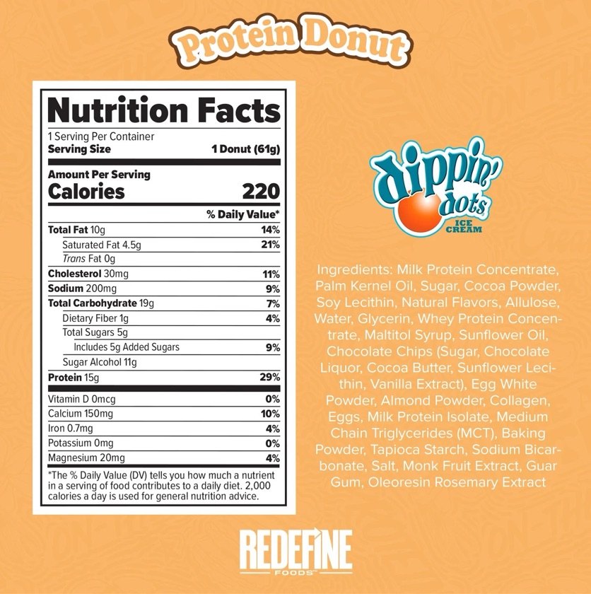 DONUTS DIPPIN DOTS (8 UNIDADES)
