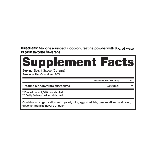 Dragon Pharma - Creatine Monohydrate - 200 servings