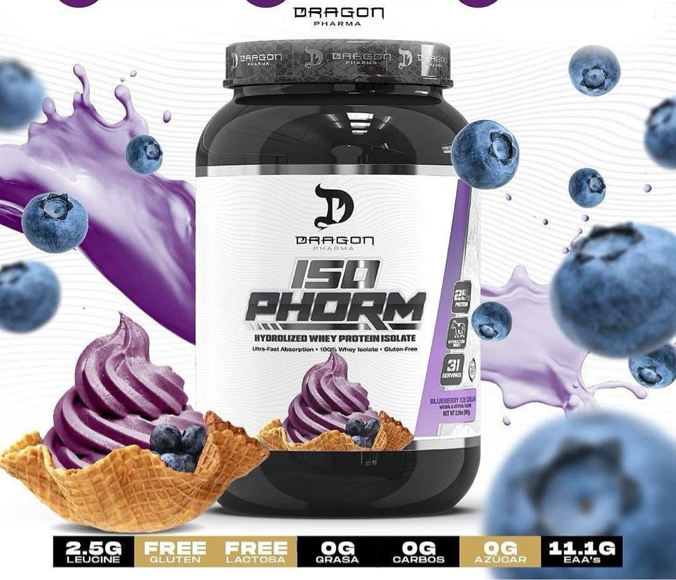 Dragon Isophorm Hydrolized 5lbs Blueberry Ice Cream