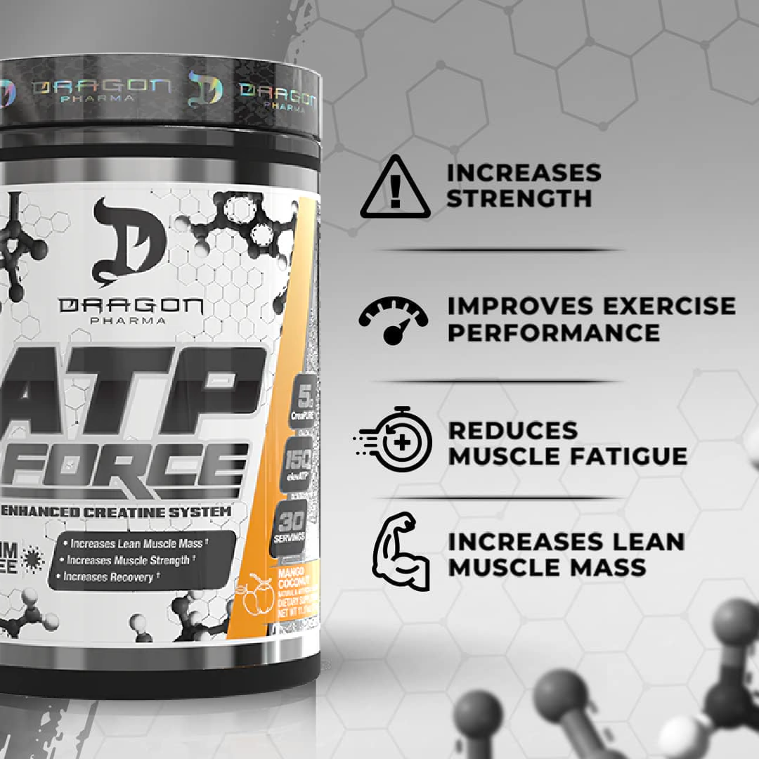 Dragon Pharma ATP Force, 30 Servings, Mango Coconut