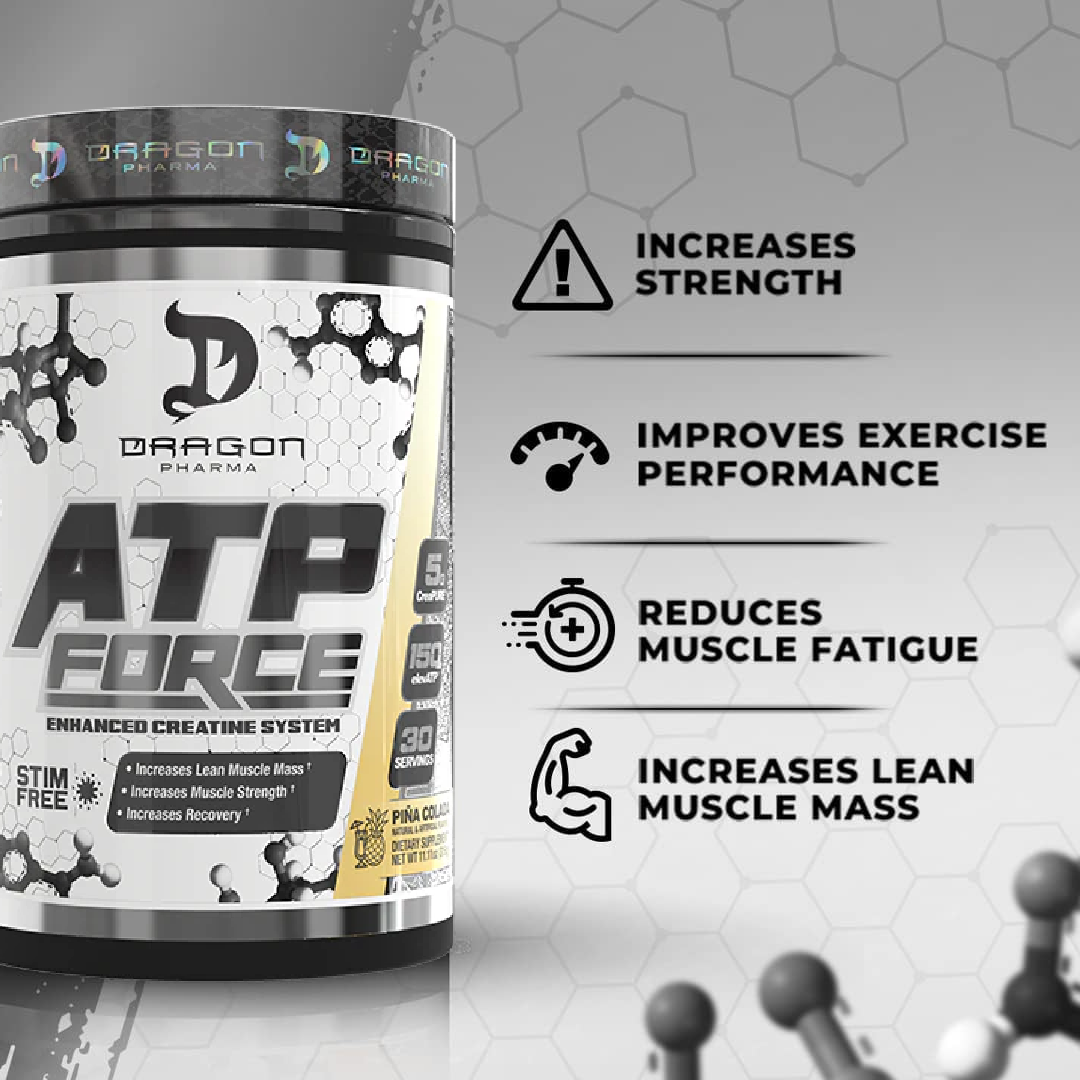 Dragon Pharma ATP Force, 30 Servings, Piña Colada