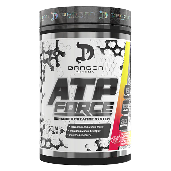Dragon Pharma ATP Force, 30 Servings, Strawberry Lemonade