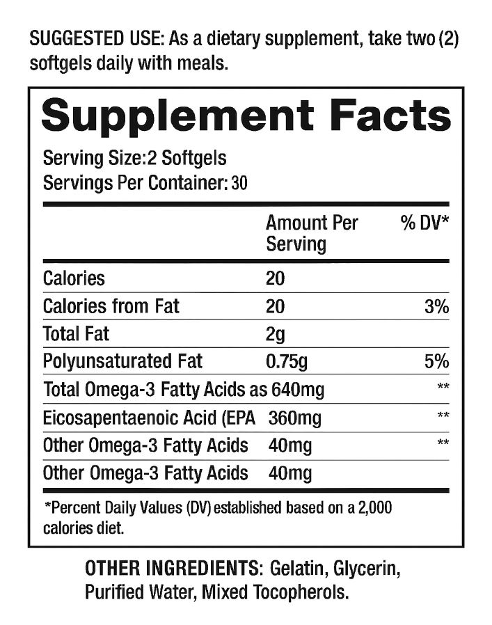 Dragon Pharma Omega 3 60 Capsulas