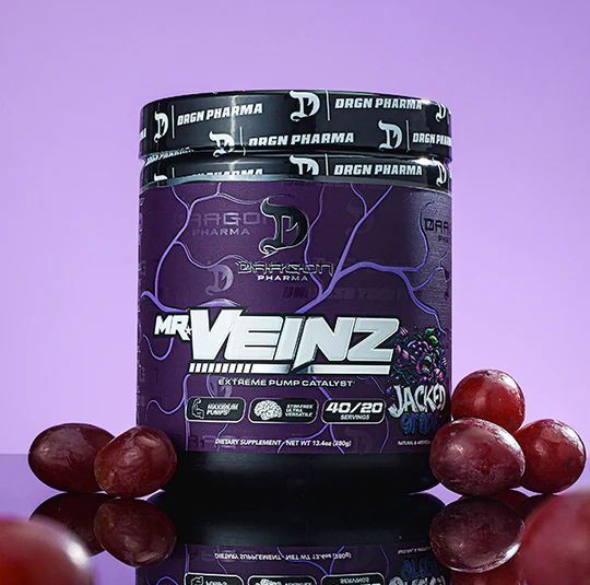 Dragonpharma Mr Veinz Jacked Grape 40 servings