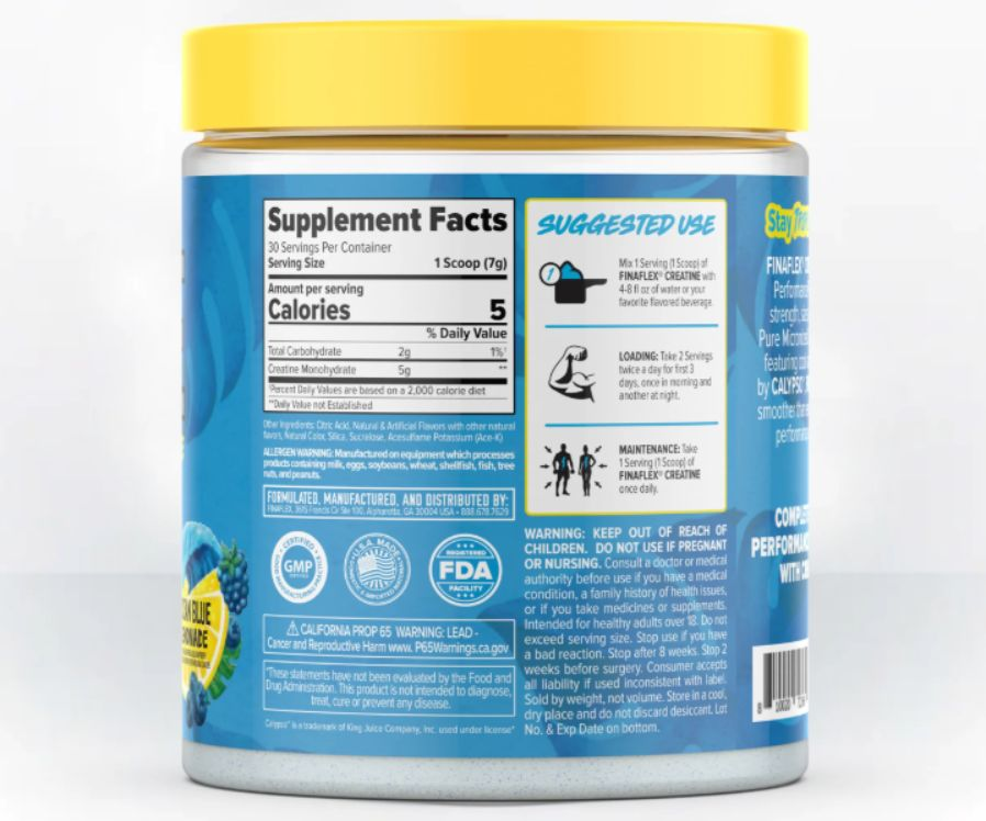 FINAFLEX Calypso Creatine - Ocean Blue Lemonade