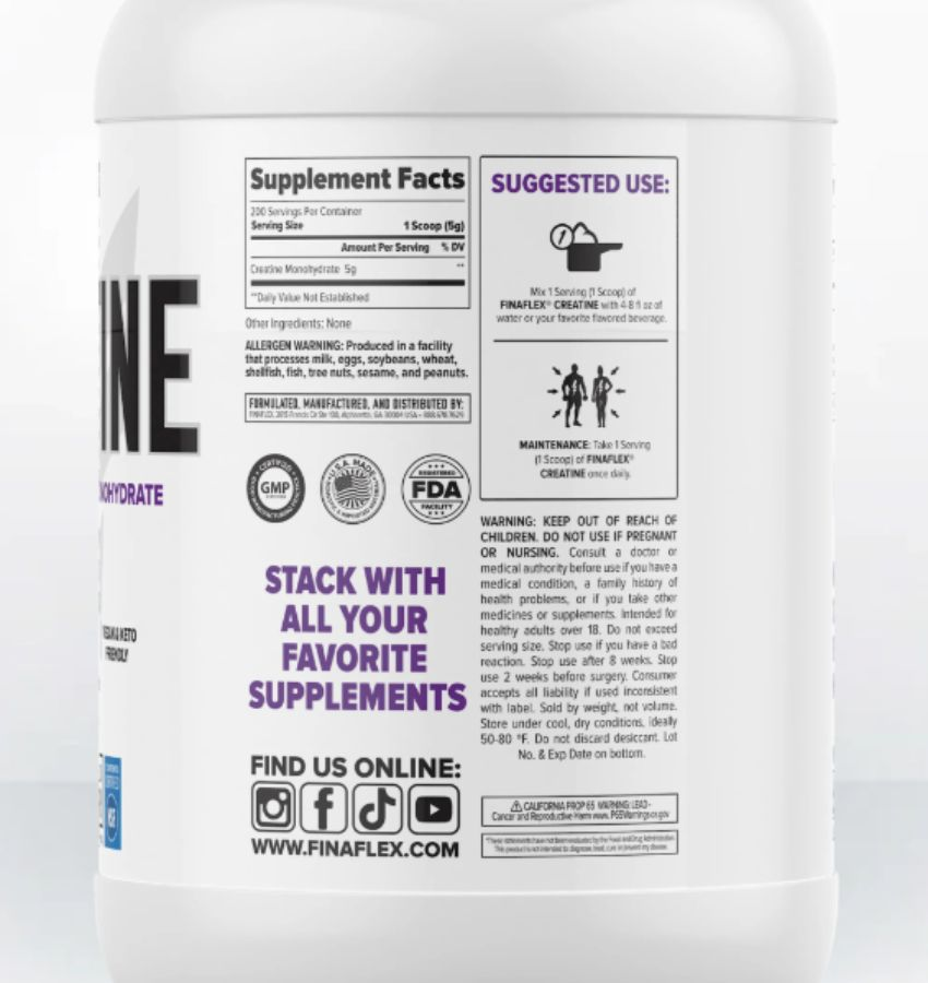 Finaflex creatine 200servs