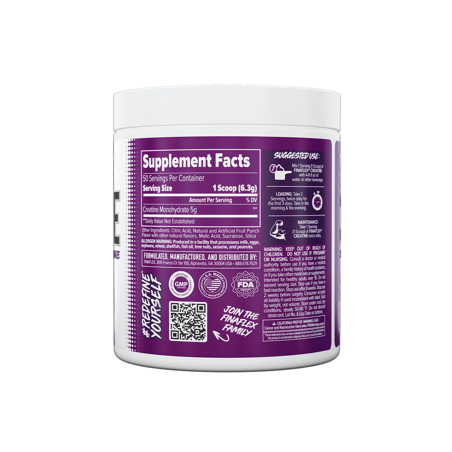 Finaflex Creatine 50 servings Fruit Punch