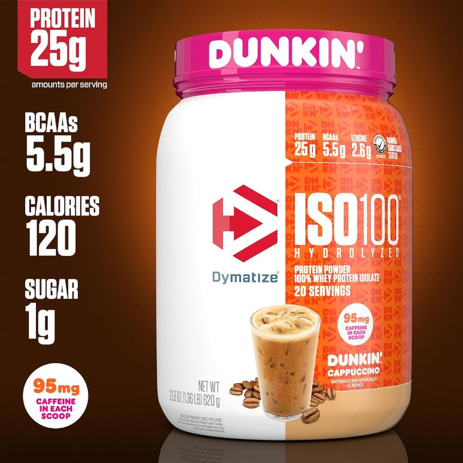Iso 100 1.3lbs Dunkin Capuccino