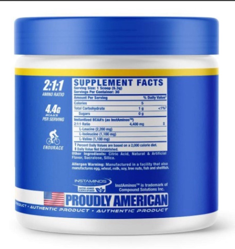 RONNIE BCAA XS 30 servs GREEN APPLE