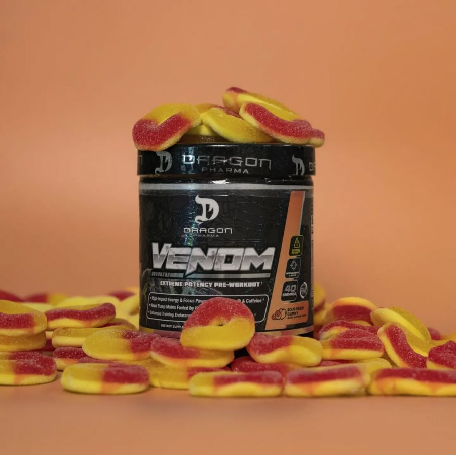 Venom Pre Sour Peach Gummy