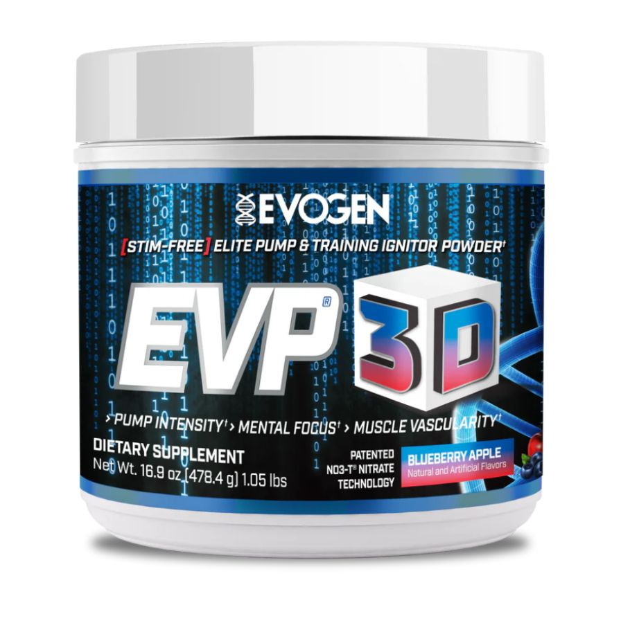 Evogen - EVP-3D Non-Stim 40/20 servicios, sabor Blueberry Apple
