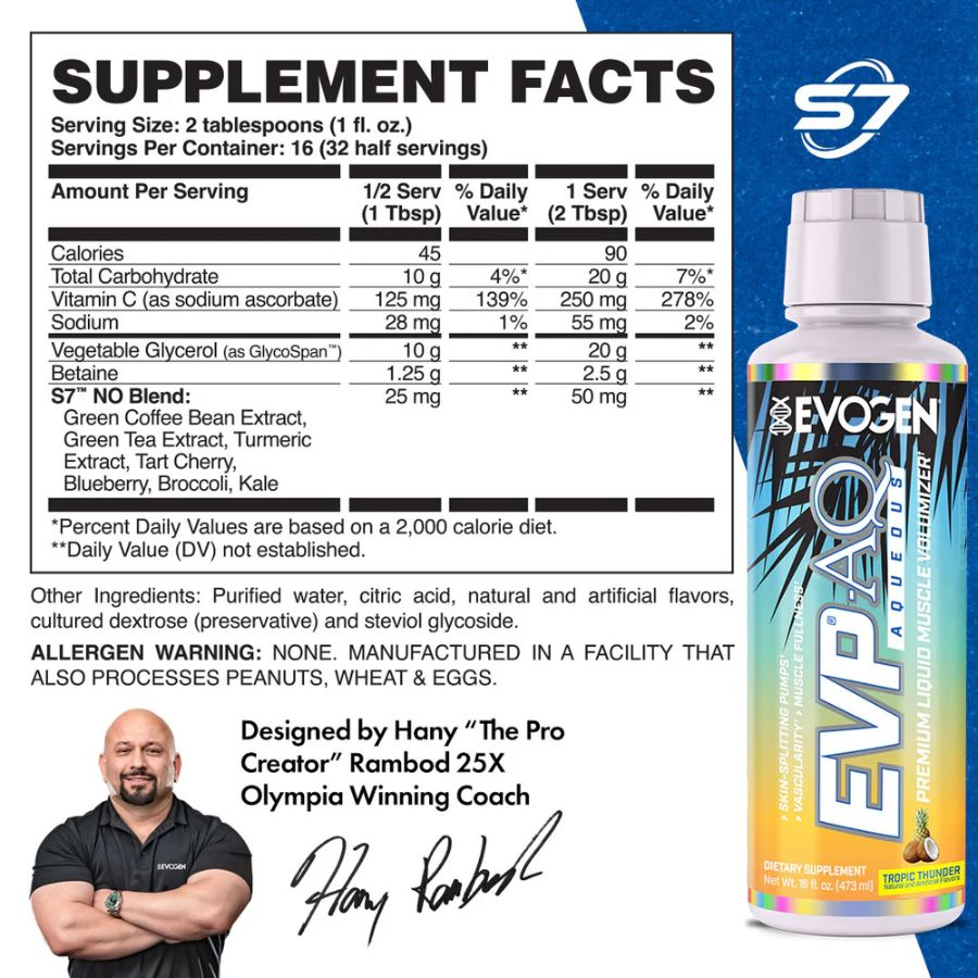 Evogen EVP AQ Liquid Glycerol Tropic Thunder