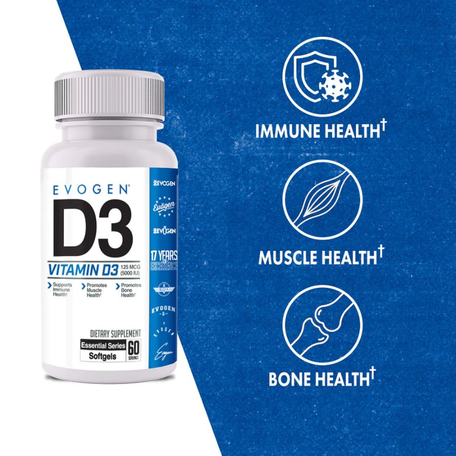 Evogen - Vitamina D3 60 Caps