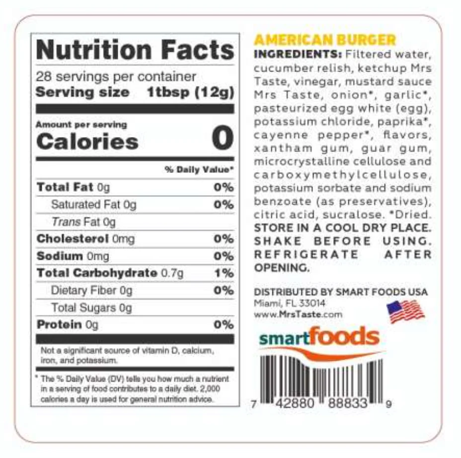 American Burger Red Line 340g