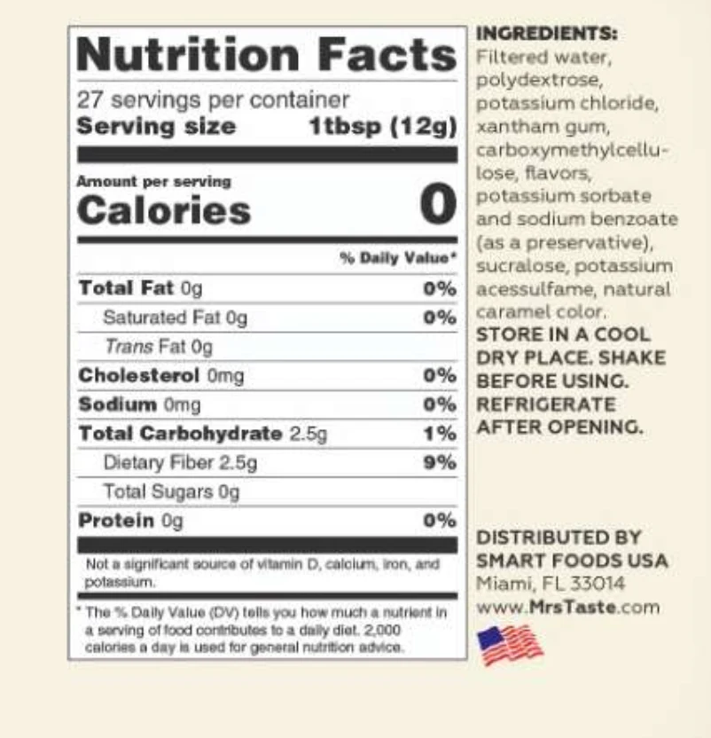 Caramel Syrup Red Line 335g