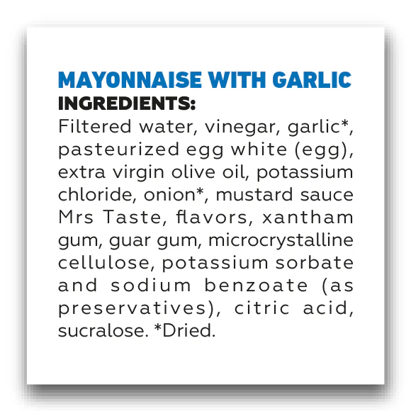 Garlic Mayonnaise Red Line 330g