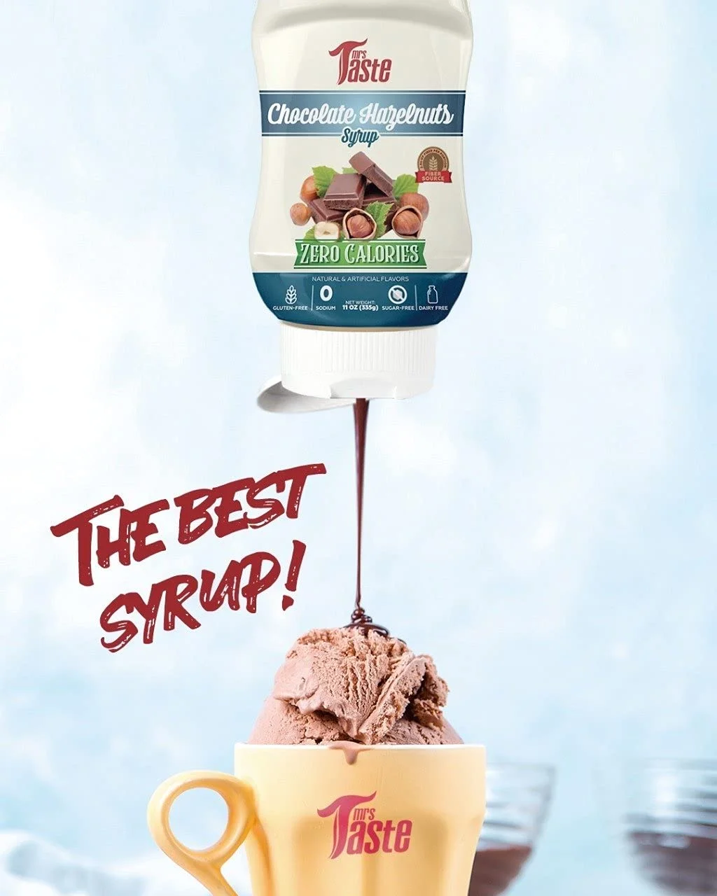 Hazelnut Chocolate Syrup Red Line 335g