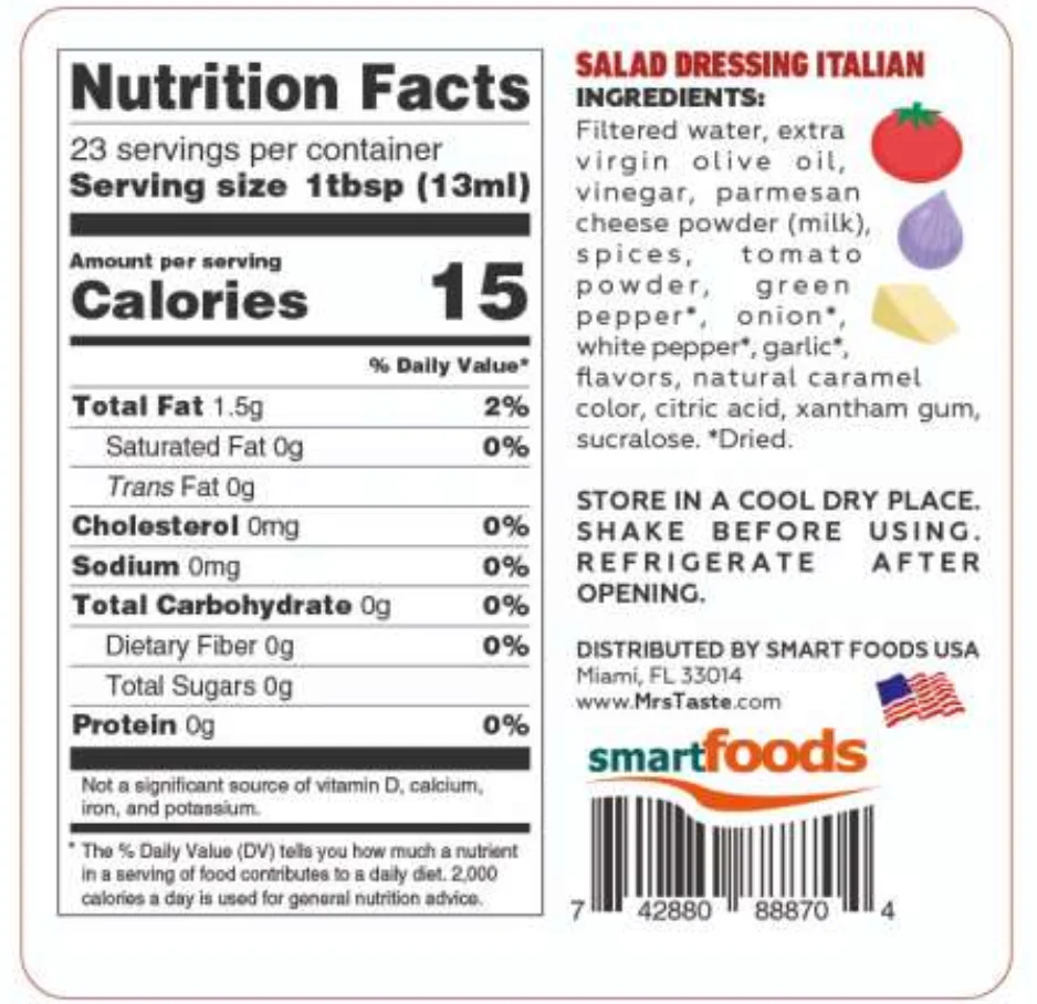 Salad Dressing Italian Red Line 300g