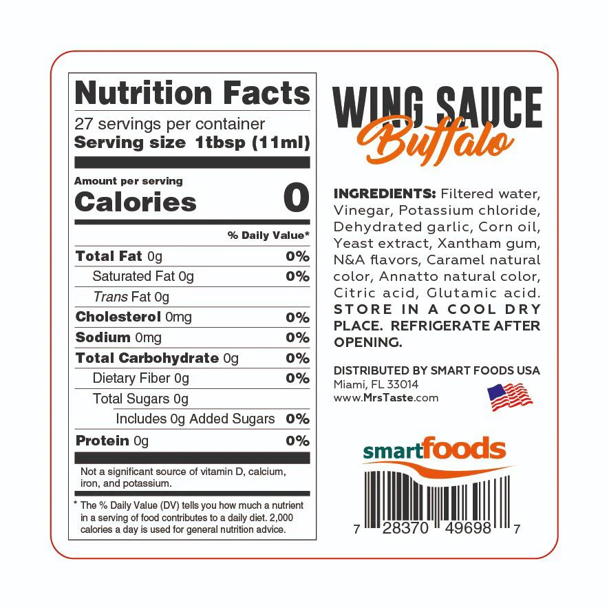 Wing Sauce Buffalo Red Line 10oz (300ml)
