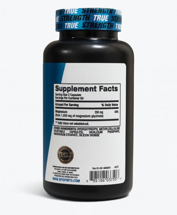 BPI Magnesio Glycinate 120 Capsulas