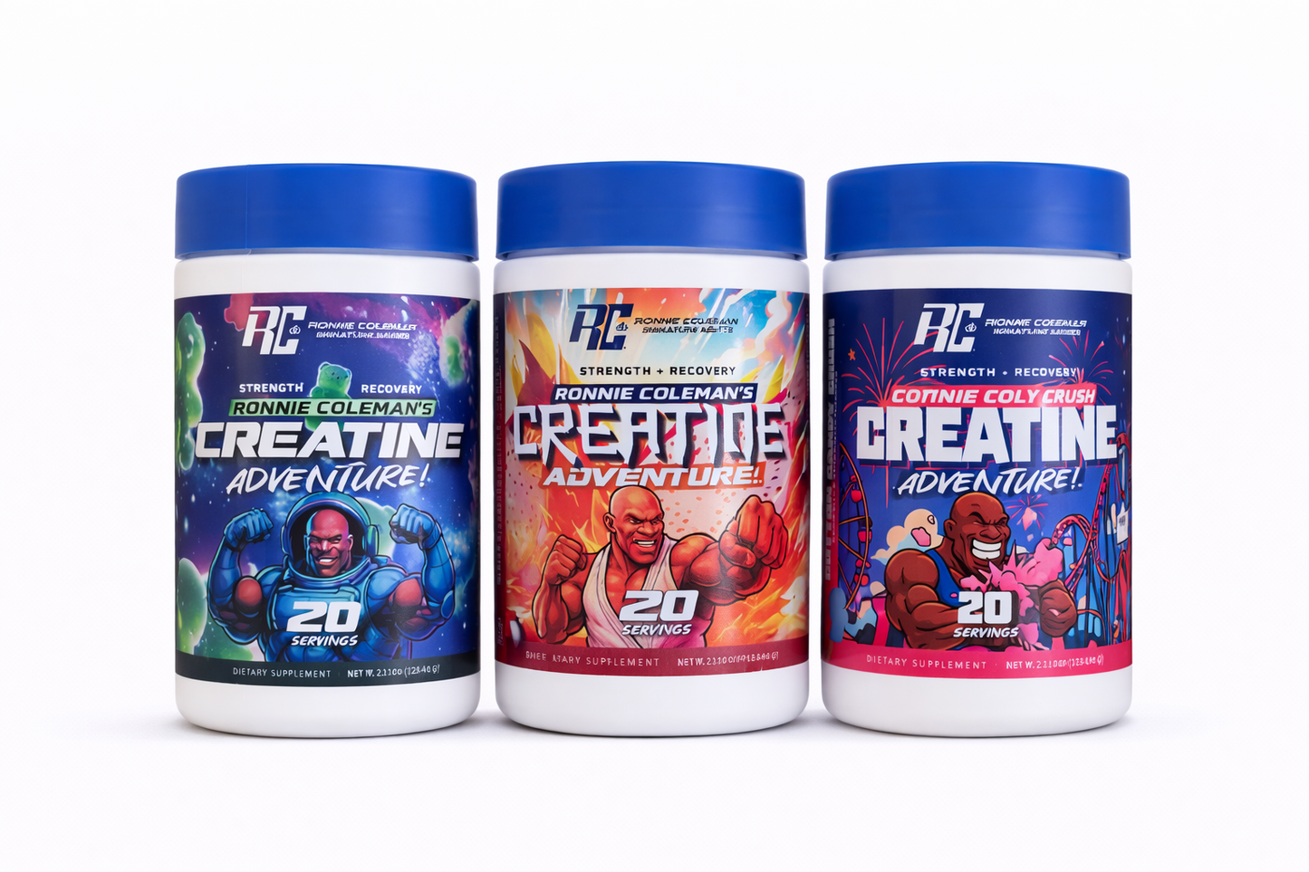 Ronnie Coleman - Creatine Adventure Box Set - 60 Servings