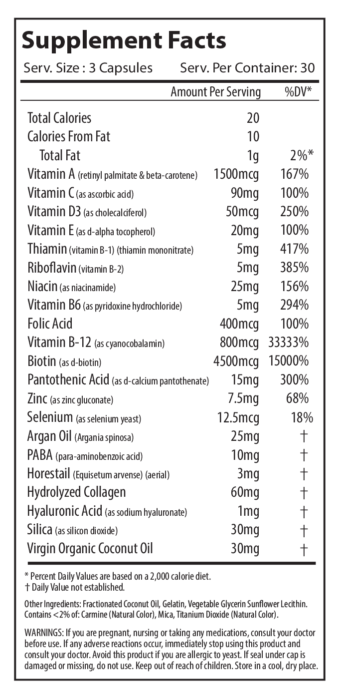 Alpha Supps - Hair Skin & Nails - 30 Servings