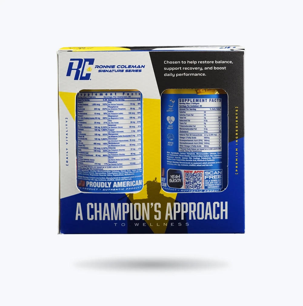 Ronnie Coleman - Essential Pack Duo - Multi + Omega 3