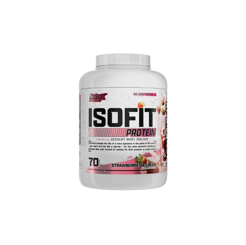 Nutrex - IsoFit Whey Protein Isolate 5Lbs - 70 Servings