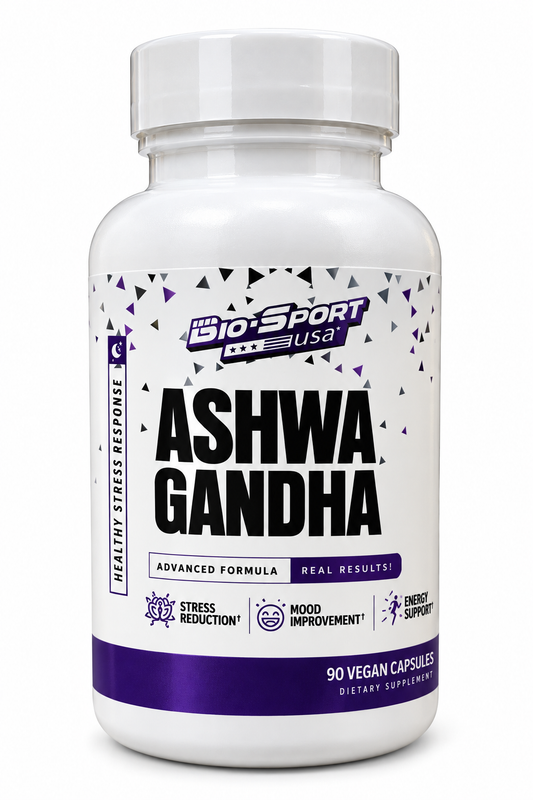 Bio-Sport USA - Ashwagandha - 90 Vegan Capsules