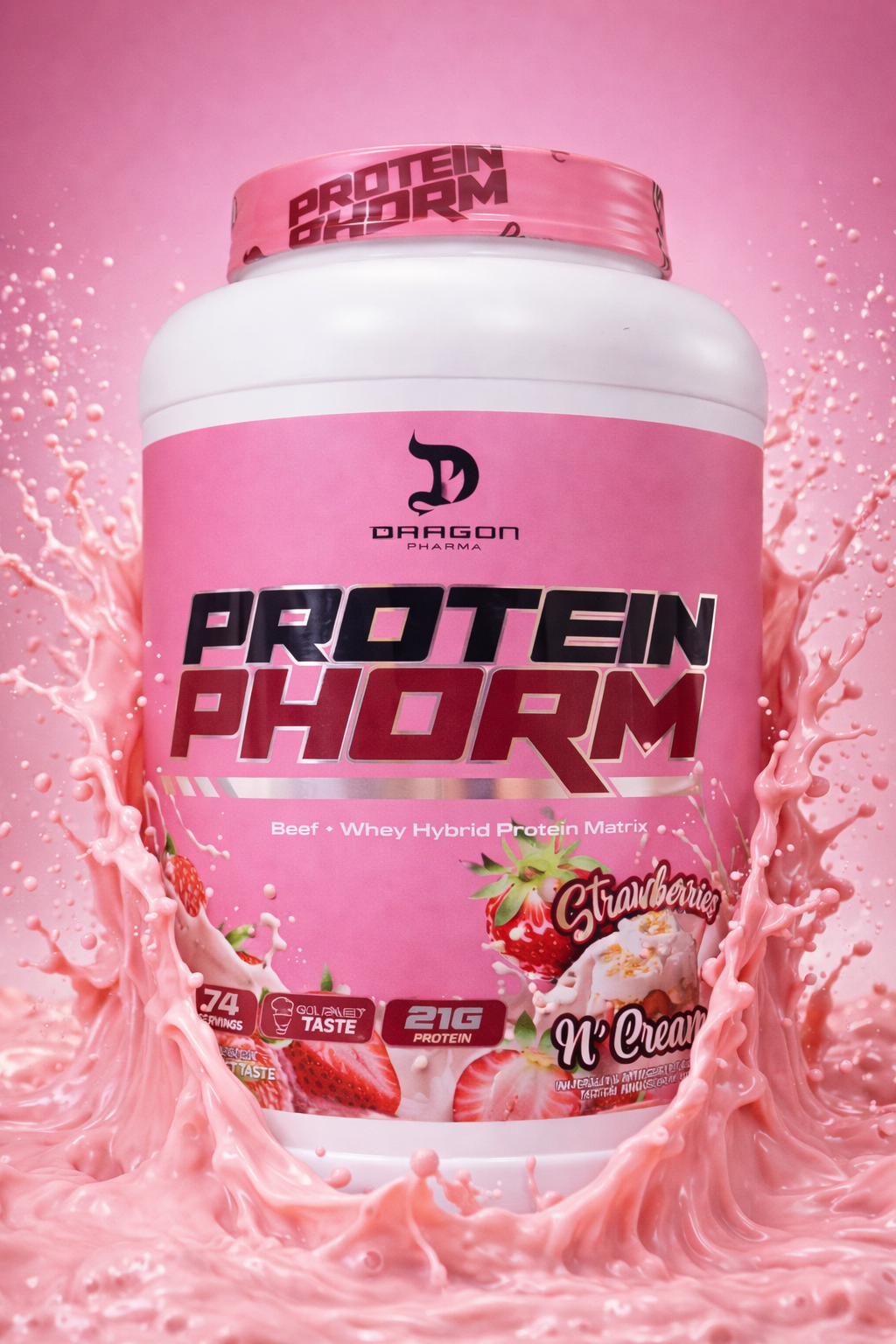 Dragon Pharma - ProteinPhorm Beef + Whey Protein - 5lbs