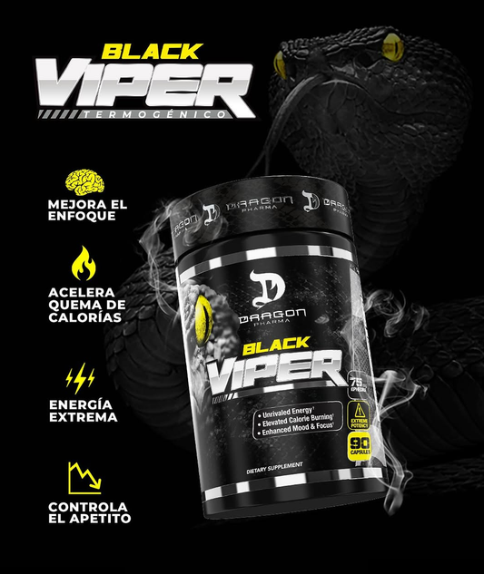 Dragon Pharma - Black Viper - 90 Capsulas