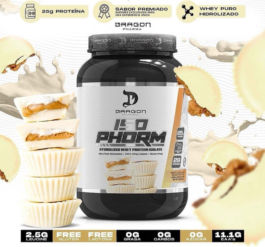 Dragon Isophorm Hydrolized 2lbs White Chocolate Peanut Butter