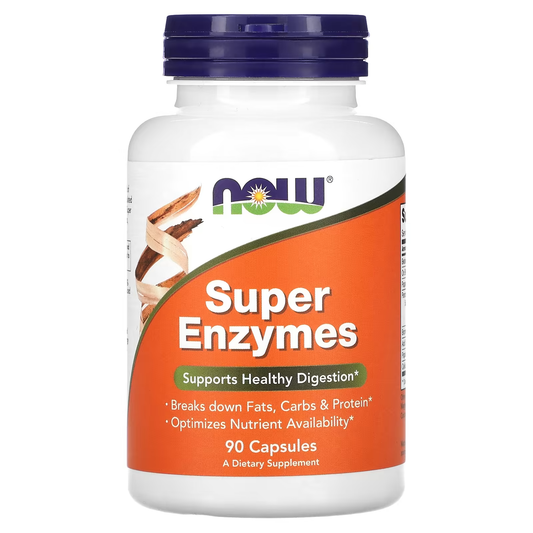 NOW Super Enzymes, 90 Capsulas