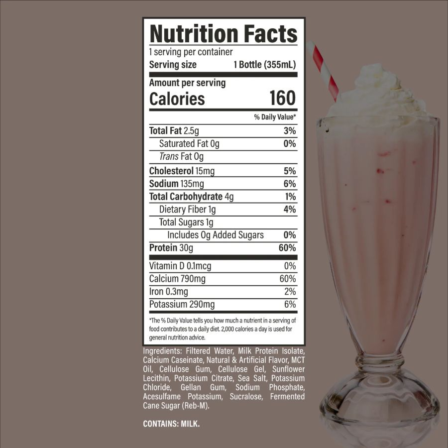 RAW Itholate Protein Bebible Sabor Fresa  (Unidad)