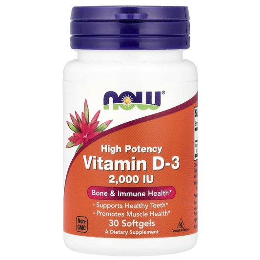 Vitamina D3 2,000 IU, 30caps