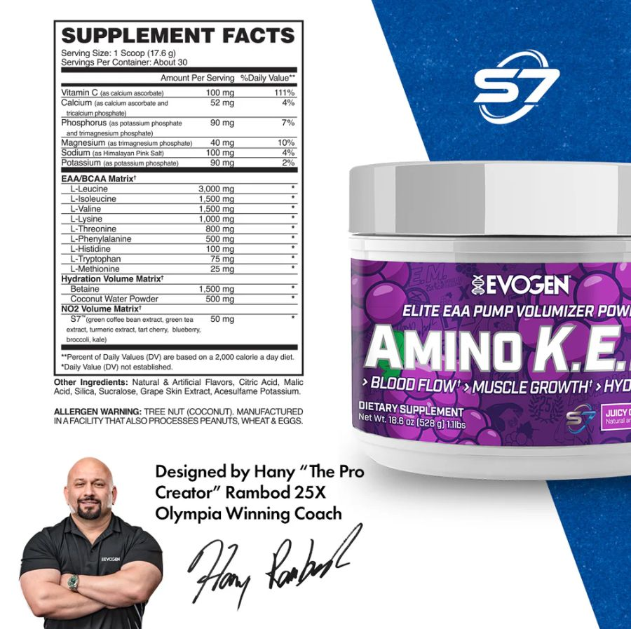 Evogen Amino K.E.M. Juicy Grape