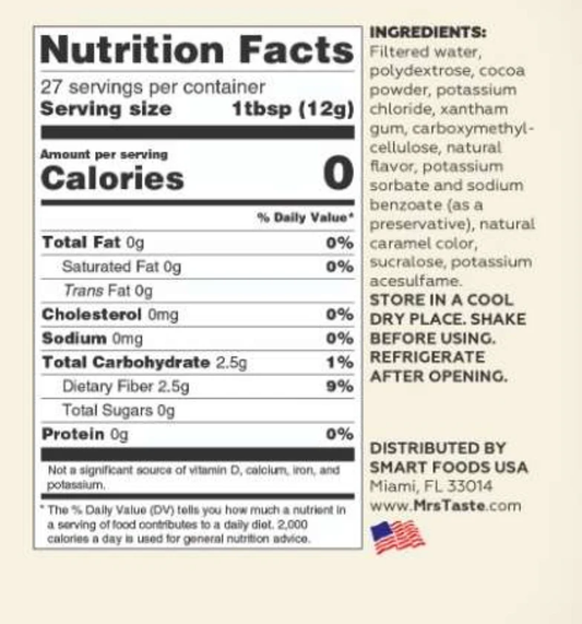 Chocolate Syrup Red Line 335g