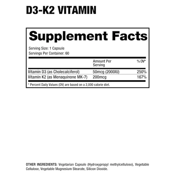 Dragon Pharma Vitamina D3-K2