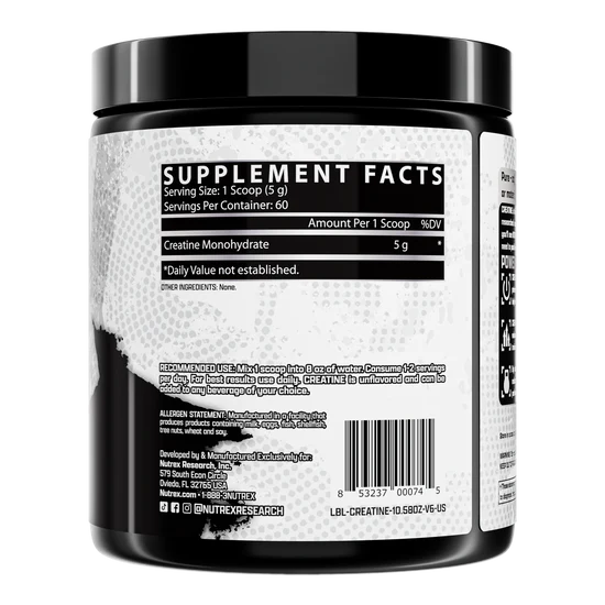 Nutrex - Creatine Monohydrate - 60 Servings