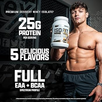Nutrex - IsoFit Whey Protein Isolate 5Lbs - 70 Servings