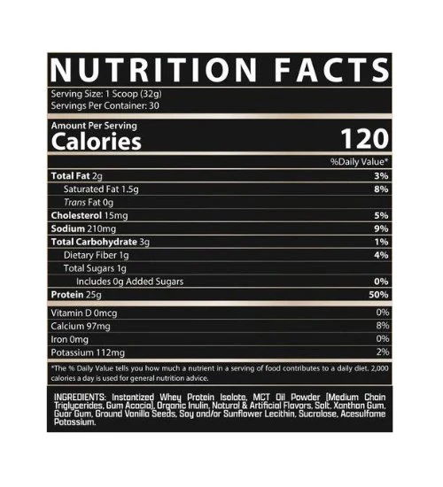 Nutrex - IsoFit Whey Protein Isolate 2Lbs - 30 Servings